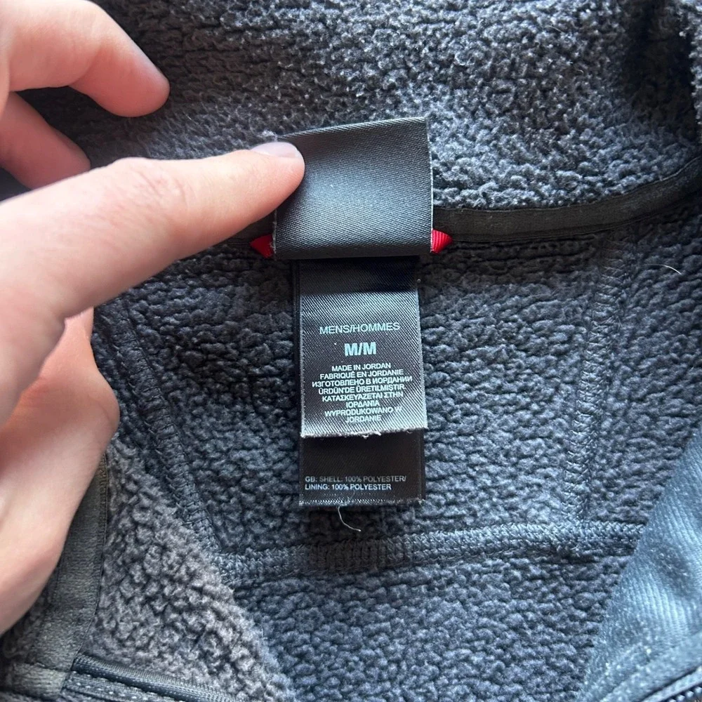 The North Face‎ Jacket Size Medium Gray Full Zip Fleece Outdoor